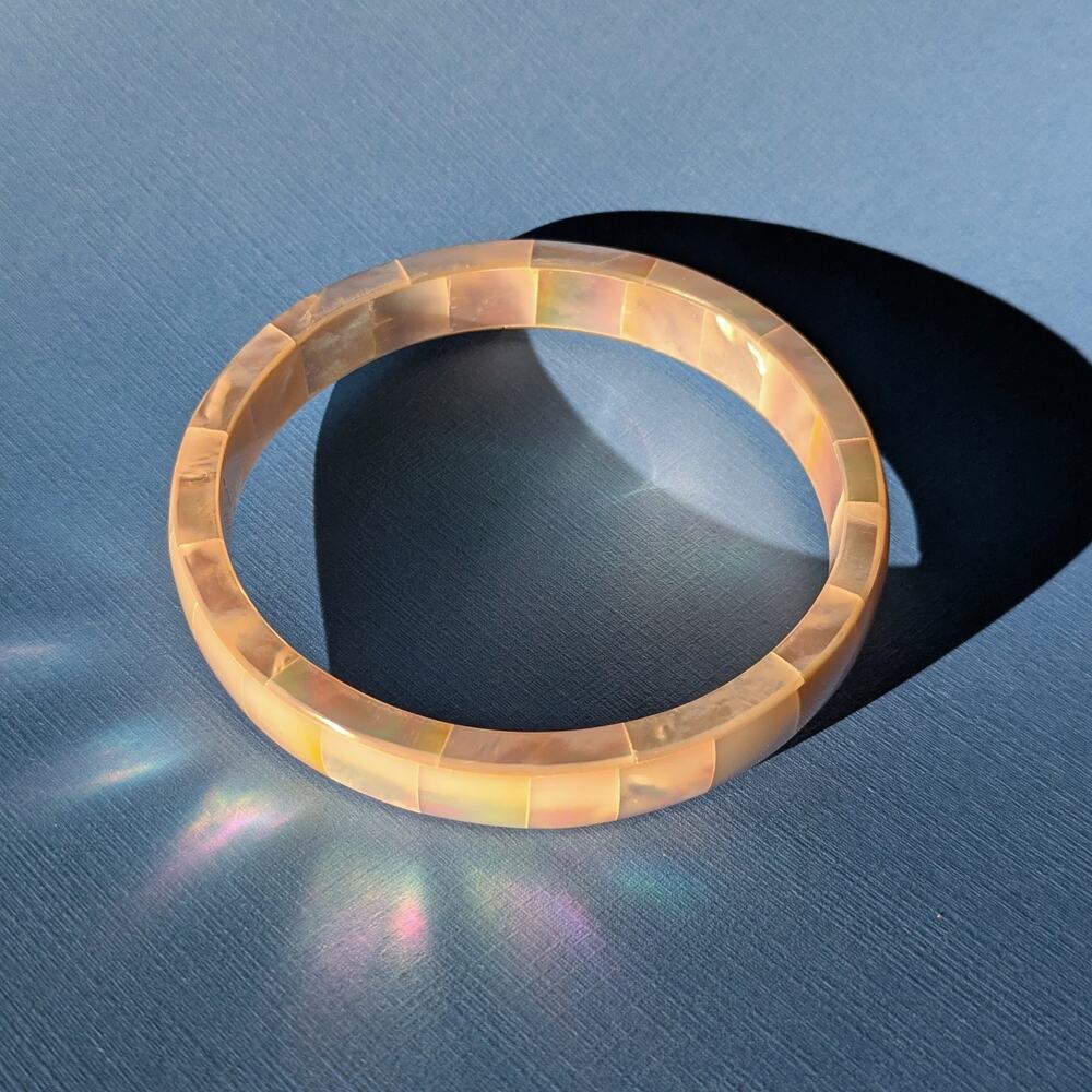 Mother of Pearl Bangle Bracelet